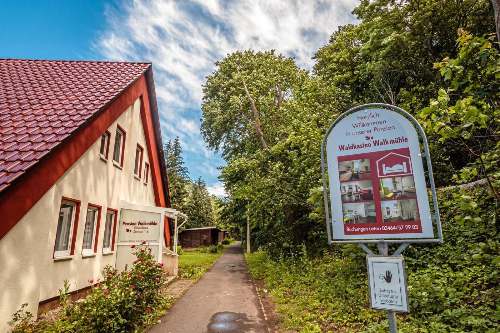 Pension Walkmuehle Sangerhausen Exterior photo